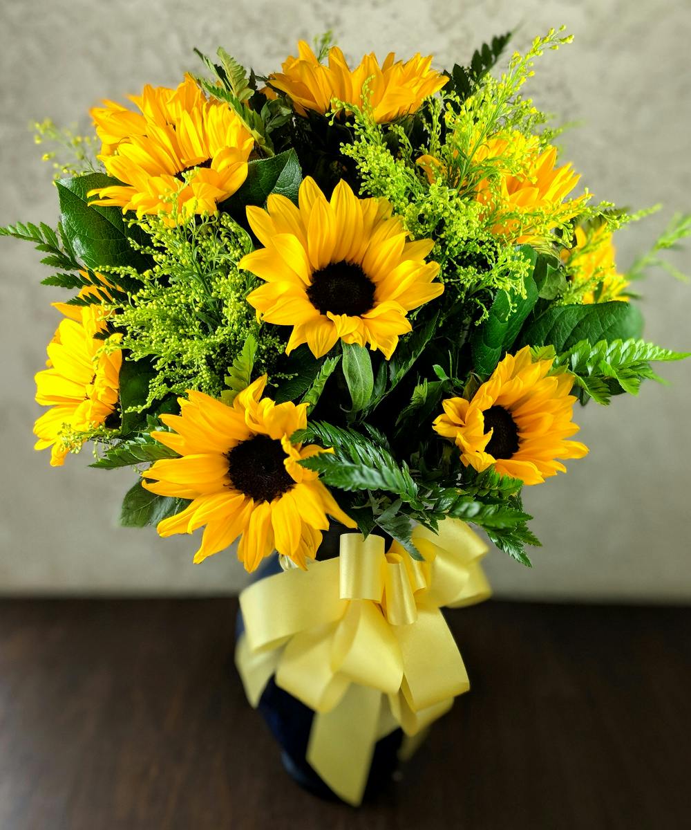 Sunny Sunflower Bouquet Whittier, CA | Ron & Alicia Robinson Florist