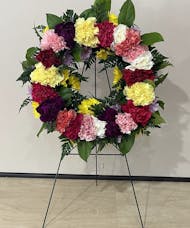 Carnation Wreath