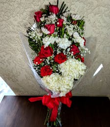 Red & White Graduation Bouquet