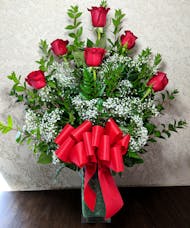 6 Platinum Roses - Half Dozen Ecuadorian Roses